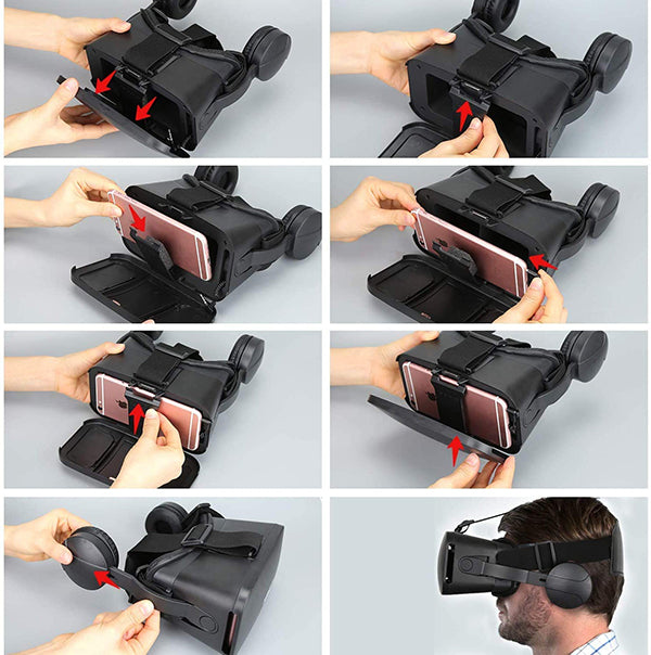 VR Headset Universal 3D