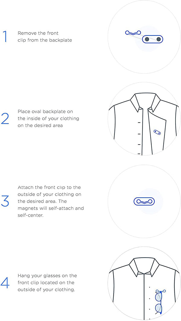 Magnetic Eyeglass Holder