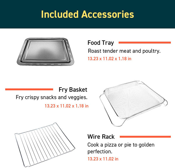 Air Fryer Toaster & Oven Combo