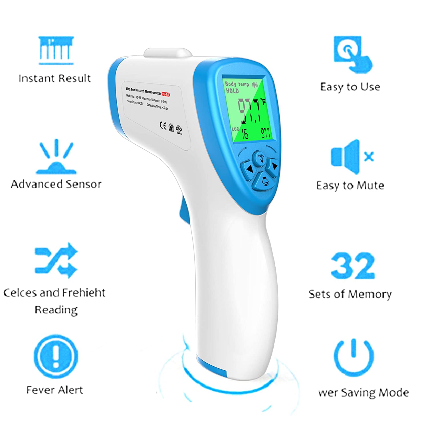 Smart Digital Thermometer Gun