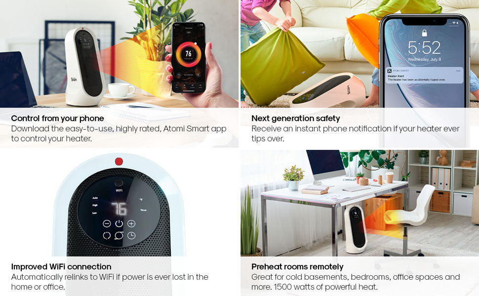 Smart Wireless Tabletop Heater