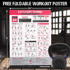 Battle Ropes with Foldable Poster and Anchor Kit