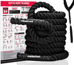 Battle Ropes with Foldable Poster and Anchor Kit