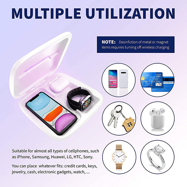 Smartphone Charging Station Disinfection Box