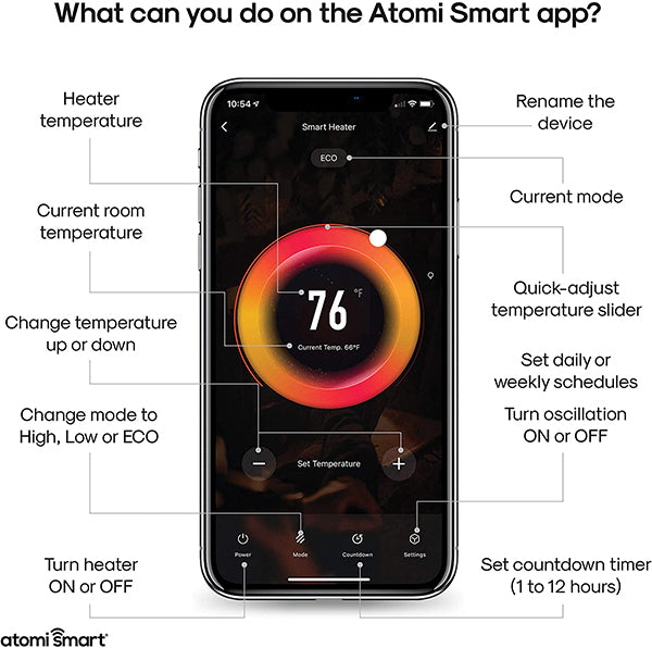 Smart Wireless Tabletop Heater