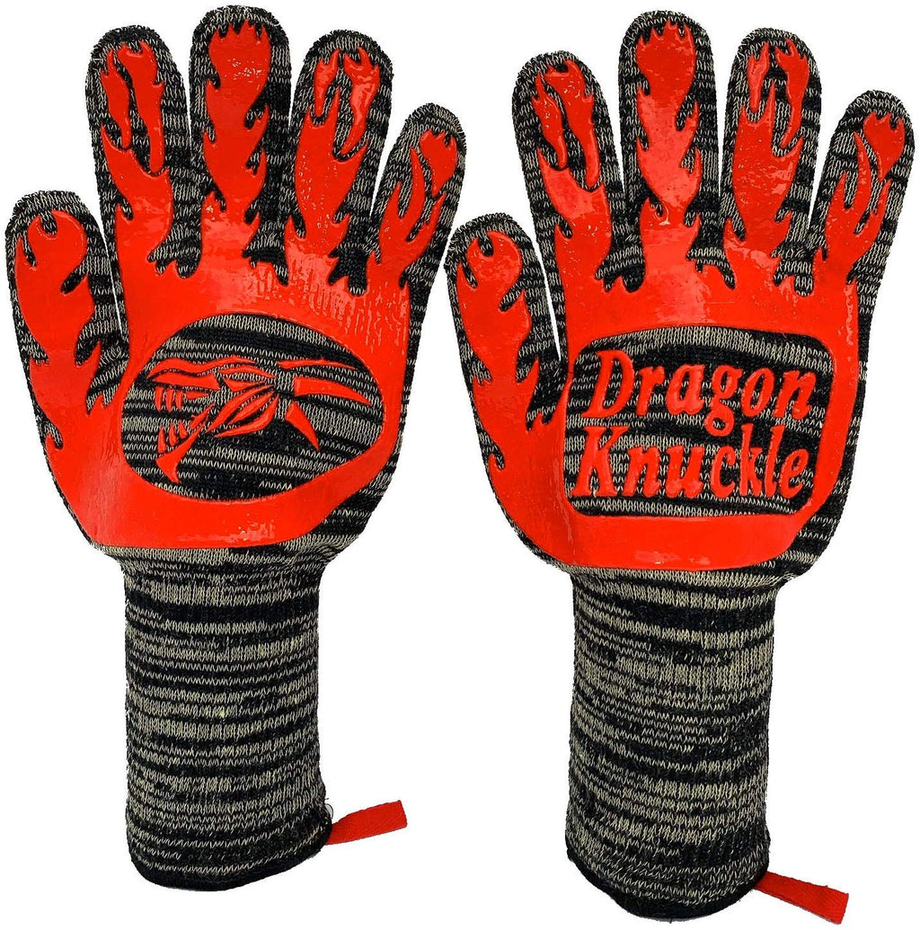 Dragon Knuckle Heat Resistant BBQ Gloves