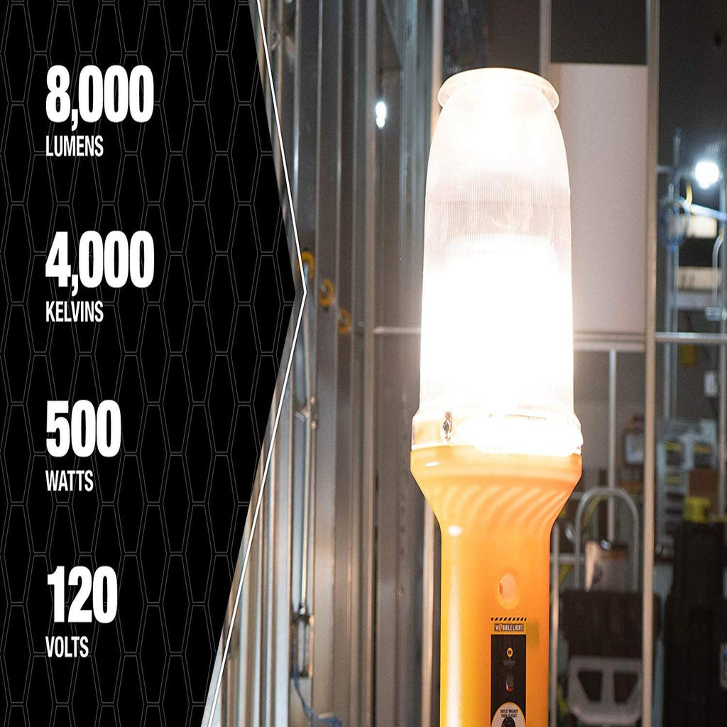 Wobblelight 111302 - 500Watts Portable Jobsite Lighting