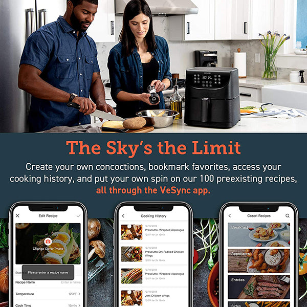 Touchscreen Smart WiFi Air Fryer