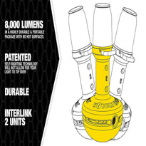 Wobblelight 111302 - 500Watts Portable Jobsite Lighting