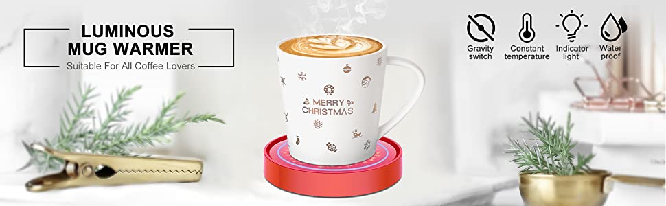 Cup & Coffee Warmer Smart Thermostat Coaster