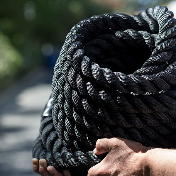 Battle Ropes with Foldable Poster and Anchor Kit