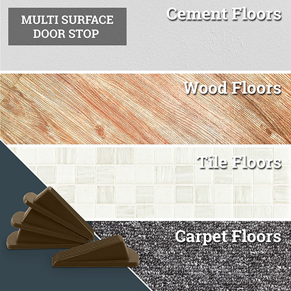 Classic Rubber Door Stopper Wedge