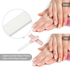 MiDenso Premium Glass Nail File – Salon-Quality Manicure Tool with Nano Technology & Case