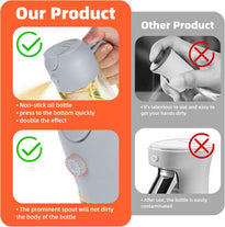 TrendPlain 2-in-1 Glass Olive Oil Sprayer & Dispenser – 470ml BPA