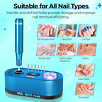 40,000RPM Electric Nail Drill – LCD Display Nail File Kit