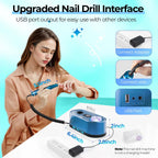 40,000RPM Electric Nail Drill – LCD Display Nail File Kit