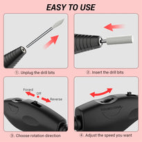 Arirsee N24 Portable Nail Drill 20000 RPM