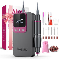 40,000RPM Cordless Electric Nail Drill Kit – Rechargeable & Portable