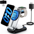 RYND 3-in-1 MagSafe Wireless Charging Station – Foldable Fast Charger for iPhone, Apple Watch & AirPods