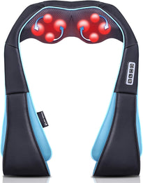 Mo Cuishle Shiatsu Neck & Back Massager with Heat – Deep Tissue 4D Kneading Pain Relief