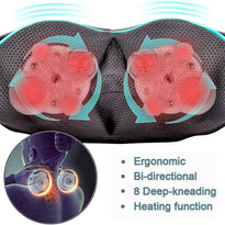 Mo Cuishle Shiatsu Neck & Back Massager with Heat – Deep Tissue 4D Kneading Pain Relief