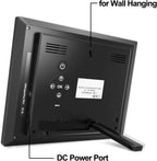 8” Digital Day Clock for Seniors – Large Display Alarm Calendar Clock