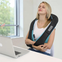Mo Cuishle Shiatsu Neck & Back Massager with Heat – Deep Tissue 4D Kneading Pain Relief