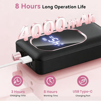 45,000RPM Electric Nail Drill Kit – Rechargeable & Portable