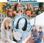Portable Bladeless Neck Fan – Hands-Free Cooling, Rechargeable, 3 Speeds