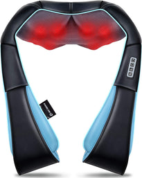Mo Cuishle Shiatsu Neck & Back Massager with Heat – Deep Tissue 4D Kneading Pain Relief