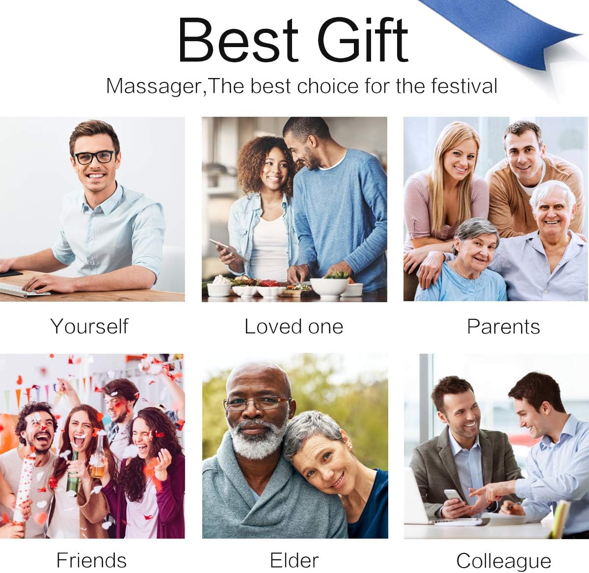 Mo Cuishle Shiatsu Neck & Back Massager with Heat – Deep Tissue 4D Kneading Pain Relief