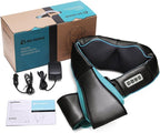 Mo Cuishle Shiatsu Neck & Back Massager with Heat – Deep Tissue 4D Kneading Pain Relief