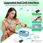 40,000RPM Electric Nail Drill – LCD Display Nail File Kit