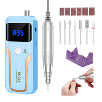35,000RPM Cordless Nail Drill Kit – Rechargeable & Portable