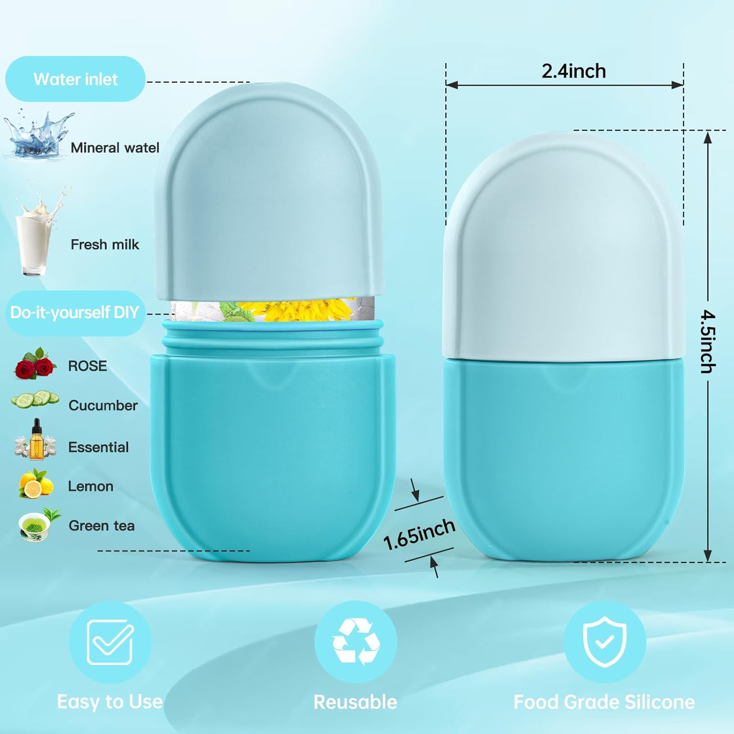 IMEASY Silicone Ice Roller for Face & Eyes