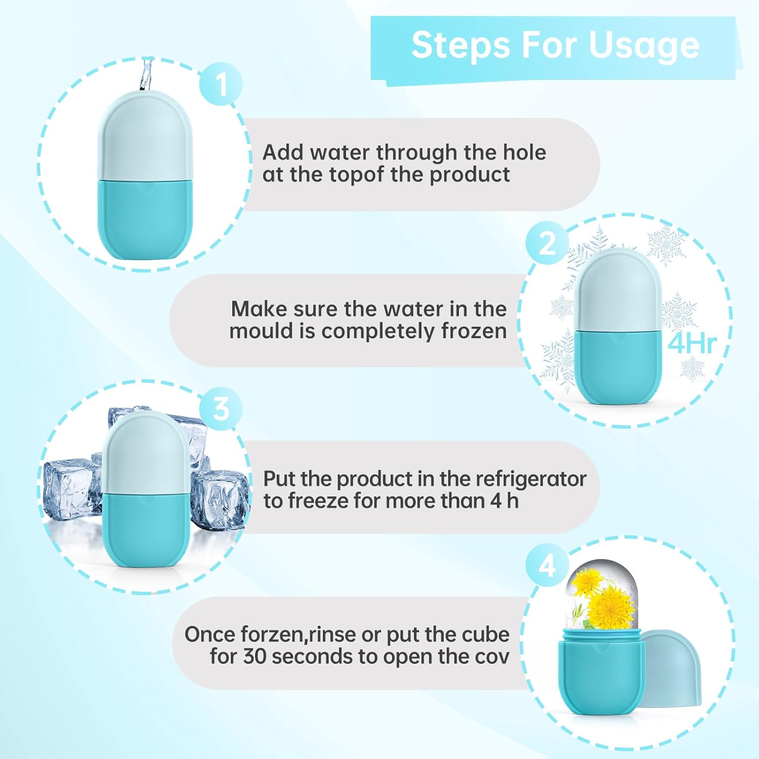 IMEASY Silicone Ice Roller for Face & Eyes