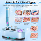 40,000RPM Electric Nail Drill – LCD Display Nail File Kit