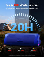BolaButty Portable Bluetooth Speaker – HD Sound, 20H Playtime, IPX5 Waterproof, RGB Lights (BT 5.3)