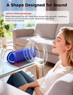 BolaButty Portable Bluetooth Speaker – HD Sound, 20H Playtime, IPX5 Waterproof, RGB Lights (BT 5.3)