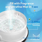 ASAKUKI 500ML Essential Oil Diffuser with Remote & LED Lights