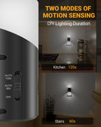 Lyridz LED Motion Sensor Night Light 2-Pack – Dimmable Plug-In Smart Light