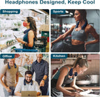 Portable Bladeless Neck Fan – Hands-Free Cooling, Rechargeable, 3 Speeds