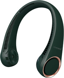 Portable Bladeless Neck Fan – Hands-Free Cooling, Rechargeable, 3 Speeds