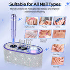 40,000RPM Electric Nail Drill – LCD Display Nail File Kit