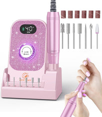 40,000RPM Cordless Nail Drill Kit – Rechargeable & Portable
