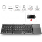 Mini  Foldable  Touch  3.0  Bluetooth  Keyboard