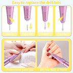 35,000RPM Cordless Nail Drill Kit – Rechargeable & Portable