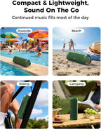 BolaButty Portable Bluetooth Speaker – HD Sound, 20H Playtime, IPX5 Waterproof, RGB Lights (BT 5.3)