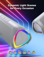 BolaButty Portable Bluetooth Speaker – HD Sound, 20H Playtime, IPX5 Waterproof, RGB Lights (BT 5.3)