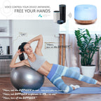ASAKUKI 500ML Essential Oil Diffuser with Remote & LED Lights